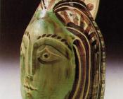 一个女人的脸 - 巴勃罗·毕加索